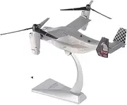 Replica Pre-Build Aircraf 1:72 for Fish Hawk Transport Aircraft Model V22 Rotary-Wing Helicopter Alloy Simulation Aircraft Model Collection Gift Display(White)