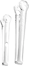 TIDTALEO 2Pcs Stainless Steel Buffet Tongs Ergonomic Food Serving Tongs for Appetizers Desserts and Bread Kitchen Clamps for Parties Weddings and Daily Use