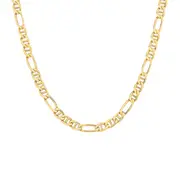 9ct Gold 45cm Marine 3+1 Chain