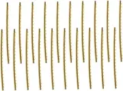 Toyvian 20pcs Metal Guitar Fret Wires Guitar Fretboard Wire Guitar Fretboard Fret Brass Fret Wire
