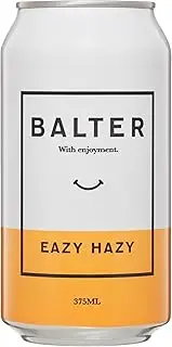 Balter Eazy Hazy IPA, Pale Ale Beer, Zesty Craft Beer, 4.0% ABV, 375mL (Case of 16 Cans)