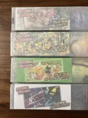 Serena Pikachu Morpeko Inteleon Playmat Set x4 Official Pokemon Card Game Japan