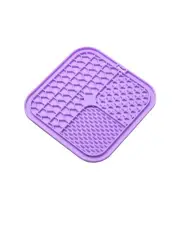 [Charlies] Shlurp Multi-Texture Lick Mat with Suction Back 20x20x1cm in Purple