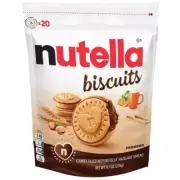 Nutella Biscuits Hazelnut Spread with Cocoa Sandwich Cookies 20-Count Bag
