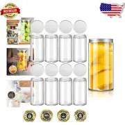 Clear 32 oz Mason Jars with Airtight Lids - Perfect for Preserving & Gifting