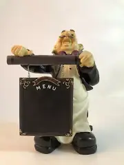 Waiter, Menu Holder, Detailed Sculpture, Restaurant, Store, Home, Kitchen Decor
