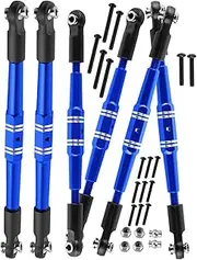 hopsupRC Upgrades Part Adjustable Turnbuckles Camber Links Toe Link for 1/10 Kraton 4X4 4S V2 BLX,Outcast 4X4 4S V2 BLX RC Car.Adjustable Turnbuckles Links Hops Up.