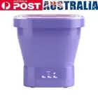 Foldable Washing Machines Household Mini Small Portable Washer for Panties (US)