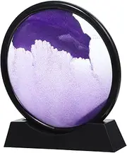 GARIOUANS Quicksand Decor Flow Sand Painting Art Relaxing Desktop Decoration for Home and Office Stylish Frame with Beautiful Colors and Chic Design