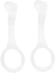 SECFOU Crib Sling Baby Pull up Rings Playpen Handles Toddler Stand Ring Handle Multifunctional Nursery Accessories