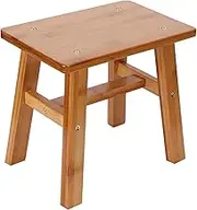 Wooden Kids Stool, Wooden Step Stool for Kids, Multi Purpose Children Sitting Stool, Children's Stool Matched Sensory Table, Toddler Step Stool for Bathroom Kitchen Bedroom