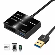 USB 3.0 Flash Drive Camera XQD Card SD Card Reader for Sony/Nikon/Canon/Lexar PC