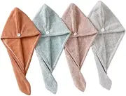 Beaupretty Environmental Bamboo Hair Drying Cap Fast Drying Super Absorbent Towel Wrap Warm Cool Hair Accessories