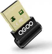 USB Bluetooth 5.3 Adapter for Desktop PC, Really Plug & Play Mini Black5.3