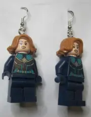 LEGO Minifigure Loop Earrings - Captain Marvel - (2 Pieces)