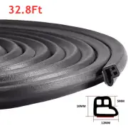 32.8FT L Shape For GMC Car Door Sealing Strip Weatherstrip Edge Molding Trim