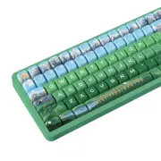 Snow Mountain Ranc Theme keycaps 158 Key PBT keycaps MDA Custom keycap Set is...