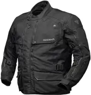 Modeka Varus Plus, textile jacket waterproof , color: Black , size: 8XL