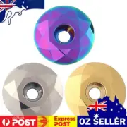 Mountain Bike Diamond Stem Top Cap Bicycle Headset Top Cap Cover Rainbow Color