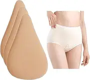 [WESIDAYSS] Camel Toe Concealer, Seamless Camel Toe Hider Reusable Anti Camel Toe Underwear Insert Soft and Breathable Camel Toe Cover, 3 Pack Cameltoe Concealer, Yellow