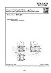 Boring bar holder, angular, left/right hand cylindrical chuck Ø32, 7.071.629