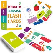 Early Learning Flash Cards | Number Flash Cards | Alphabet Flash Cards 2-4 Years, Learn Colors Number Shapes Animals ABC Letters Sight Words Fengr-au (10)