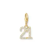 Thomas Sabo Charm Club - Number 21 Gold Pendant
