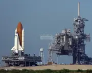 SPACE SHUTTLE ENDEAVOUR ROLLS FROM LAUNCH PAD 39A TO 39B - 8X10 PHOTO (EP-258)