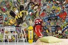 3D Graffiti Abstract Wallpaper Wall Mural Removable Self-adhesive 1925