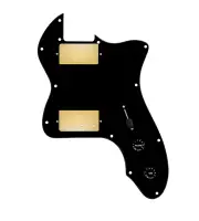 920D Custom 72 Thinline Tele Loaded Pickguard With Gold Roughneck Humbuckers,...