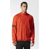 在飛比找蝦皮購物優惠-adidas 男生 橘紅色 風衣 夾克