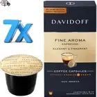DAVIDOFF FINE AROMA Espresso Coffee Capsules 7 x Packs (70 Pods) Nespresso Compa