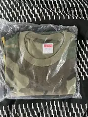 supreme persistence of memory camo t-shirt large new