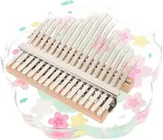 UPKOCH 1 Set Kalimba Mini Portable Tiny Instrument Finger for Hand Key Small Thumb Piano Acrylic Green