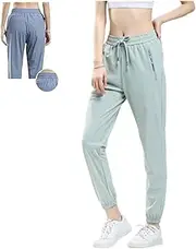 YELICAZE(イェリカゼ) Yelikaze Quick Dry Stretch Pants, Women's, Men's, Moisture Wicking Pants, Quick Dry Stretch Pants, Active Stretch Pants, Wrinkle Resistant, Comfortable Cool Pants with Zipper Pockets