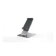 Durable Rotatable Aluminium Holder Table Stand For Tablet Home/Office Silver