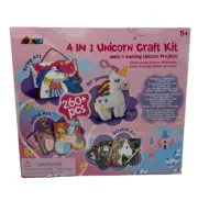 4-In-1 Unicorn Craft Kit - Avenir BRAND NEW -- 260+ PCS