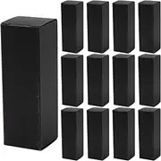 Framendino, 50 Pack Black Rectangle Lipstick Boxes Lip Gloss Boxes Lipstick Bottle Boxes Reusable Lip Balm Packaging Cases Essential Oil Wrapping Box for DIY Lip Gloss Gift Packaging