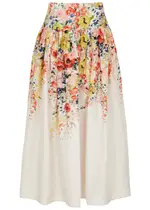 Zimmermann Alight Floral-print Linen Maxi Skirt - Multicoloured - 2 (UK 12 / M) 2 (UK 12 / M)