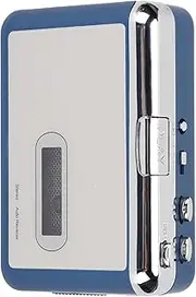 XUMIUZIY Portable Cassette Player, Music Cassette Tape Player, Auto Reverse Functio Tape with 3.5mm Jack Headphone