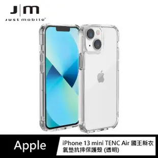 【Just Mobile】iPhone 13 mini 5.4” TENC Air 國王新衣氣墊抗摔保護殼-透明(iPhone 13 保護殼)