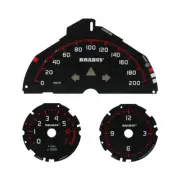 Gauge Face for Smart Fortwo W451 Speedometer Tachometer and Clock 200 Km/h