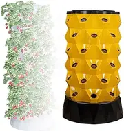 Hydroponic Growing System Kits, Indoor Grow System Vertical Grow Tower, Aquaponics Grow System with Hydrating Pump, Timer, Seeding Bed & Net Pots, for Fruits Vegetables 64holes