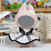 Labubu Baby Clothes 17cm Labubu Cloth Clothes Heartbeat Macaron Vinyl Face Doll Baby Clothes Replacement——style:Fragrant Butterfly Swarm (Simple)