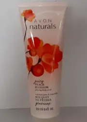 Avon Naturals Body Scrub Juicy Peach Blossom Glowing 8.4 fl oz