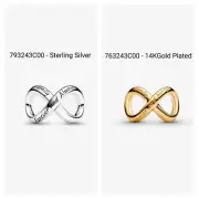 *New Authentic* Pandora Forever & Always Infinity Charm-793243C00, 763243C00