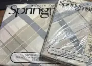 VTG Springmaid Queen Bed Sheet Set NEW 160 thread count cotton/Kodel polyester