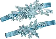 [Oyabridal] Garter for Bride Wedding Garter Set Floral Bridal Garter Lace