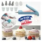 11X Icing Nozzles Kit Cake Decorating Cream Piping Bags Baking Set Pastry Tips