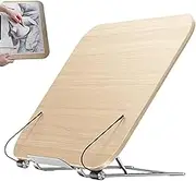 Book Holders for Reading Hands | Page Clip Document Holder 12- Adjustable | Laptop Stand, Sketch Drawing Board, Kitchen Cooking Recipe Rack for Writing Reading
